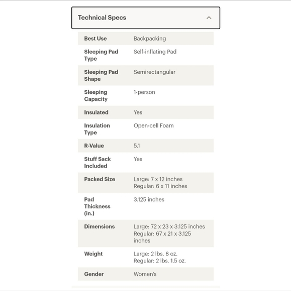 Sea to summit comfort plus SI sleeping pad - Picture 14 of 14